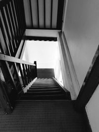 Low angle view of staircase in building