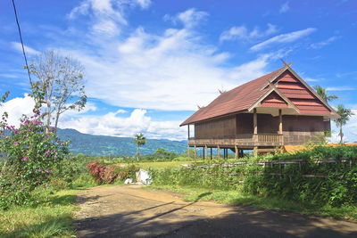 House against sky