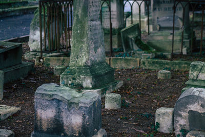 View of old cemetery