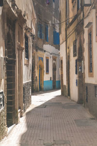 Street amidst buildings in town