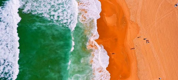 Panoramic view of beach