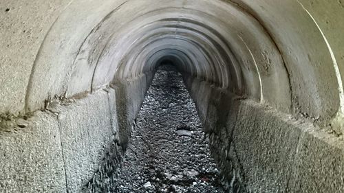 Interior of tunnel