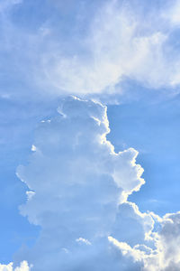 Low angle view of clouds in sky