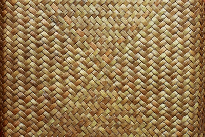 Full frame shot of wicker pattern