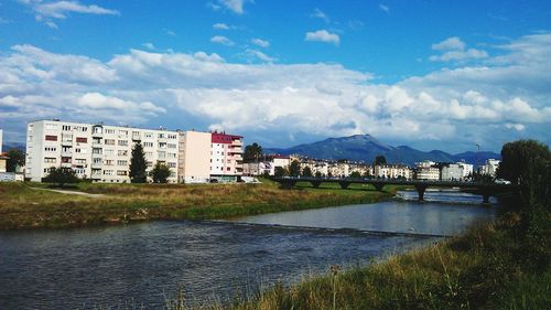 River with buildings in background