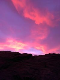 Scenic view of landscape against cloudy sky