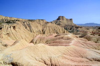 Rock formations in desert