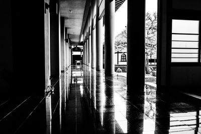 Interior of empty building