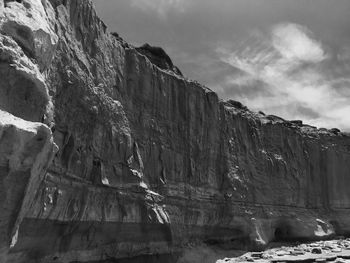 Scenic view of mountain against sky