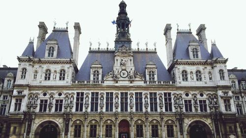 Low angle view of historical building against sky