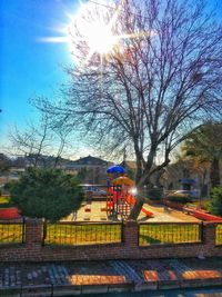 Built structure with trees in background