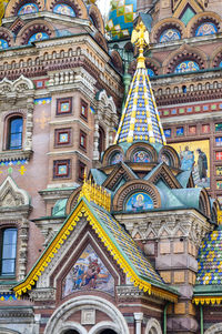 Low angle view of temple building