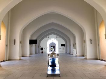 Archway in corridor