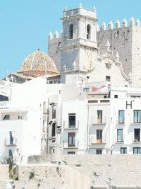 White buildings against sky