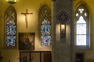 Interior of church