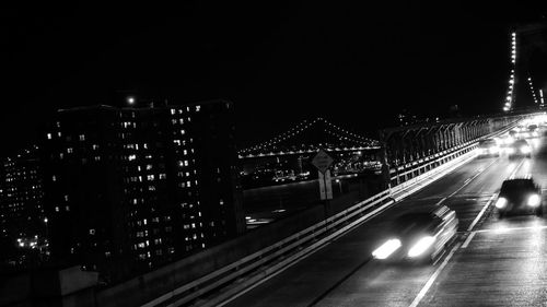 Illuminated street light at night