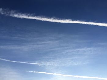 Low angle view of cloudy sky