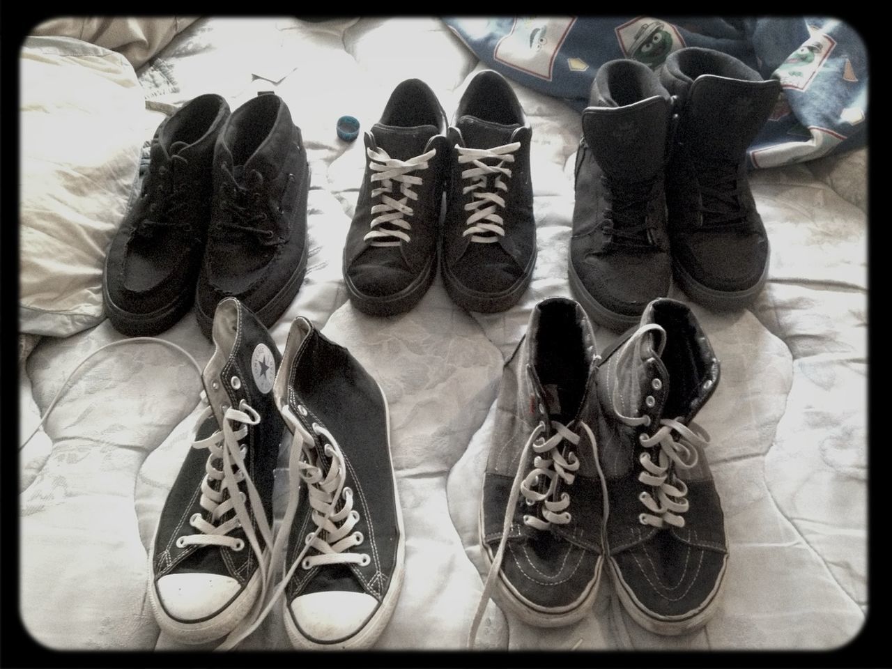 shoe, low section, person, footwear, transfer print, standing, men, lifestyles, jeans, auto post production filter, human foot, pair, canvas shoe, fashion, high angle view, leisure activity, casual clothing
