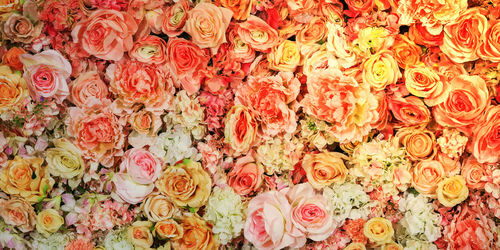 Close-up of rose bouquet