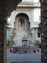 Interior of building