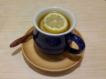 Close-up of coffee cup