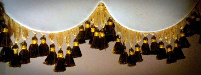 Illuminated lighting equipment on wall