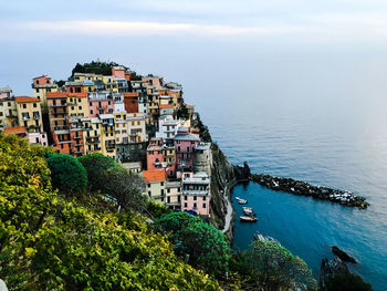 Town with buildings in background