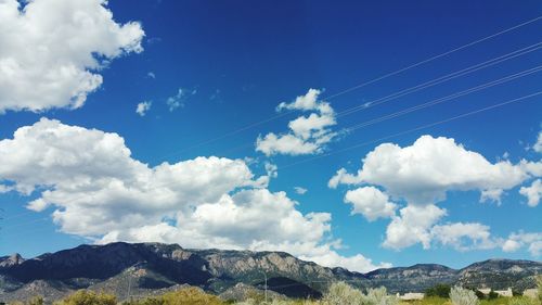 Low angle view of vapor trail in sky