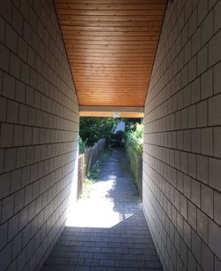 Corridor of building