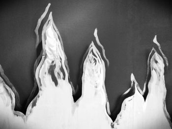 Close-up of carving on wall