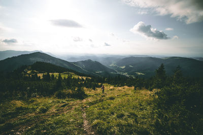 Scenic view of landscape against sky