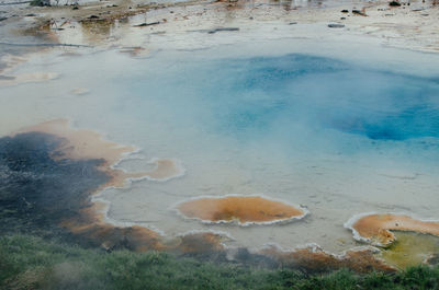 High angle view of water