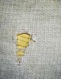 High angle view of bread on table