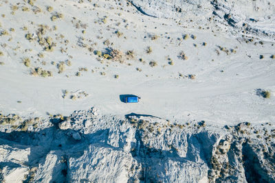 Full frame shot of snow covered landscape