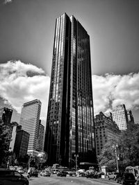 Low angle view of buildings against sky