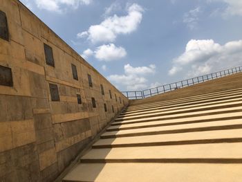 Low angle view of building against sky