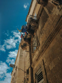 Low angle view of building against sky