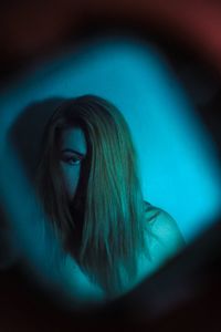 Portrait of a beautiful young woman