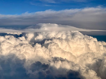 Aerial of clouds
