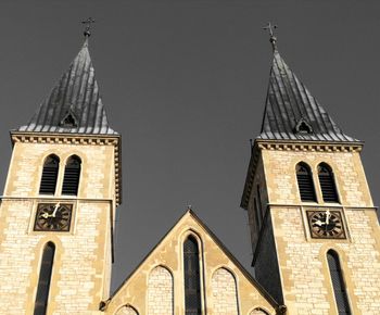 Low angle view of building against sky