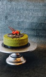 Close-up of cake on plate