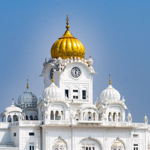 View of details of architecture inside golden temple - harmandir sahib in amritsar, punjab, india