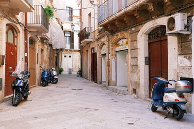 Street amidst buildings in city