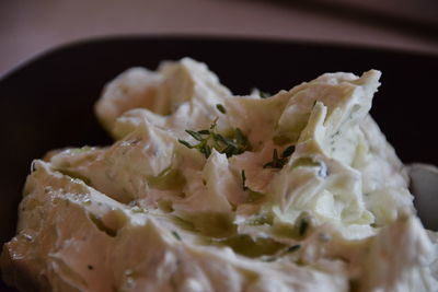 Close-up of food in plate