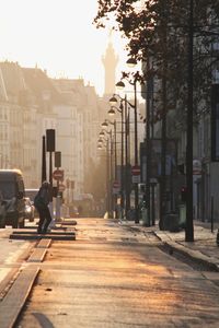 Street amidst buildings in city