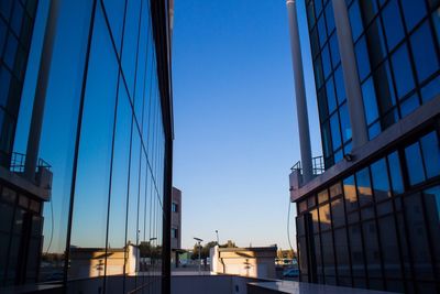 Low angle view of modern building
