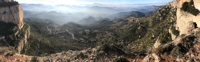 View of mountain range