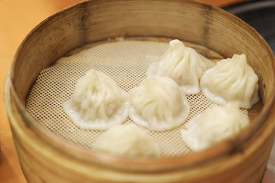 Close-up of dumplings