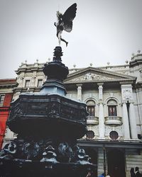 Low angle view of statue