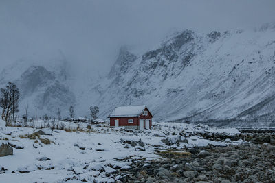 Red house in norway